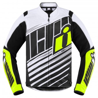 Cazadora moto ICON Overlord SB2 Hi Viz Amarillo