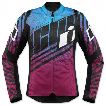 Cazadora moto ICON Overlord SB2 Wildchild Women Violet
