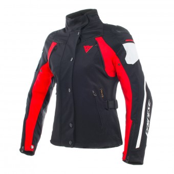 Cazadora moto Dainese Rain Master Lady D-Dry Black Grey Red