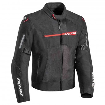 Cazadora moto Ixon Raptor CE Negro Rojo
