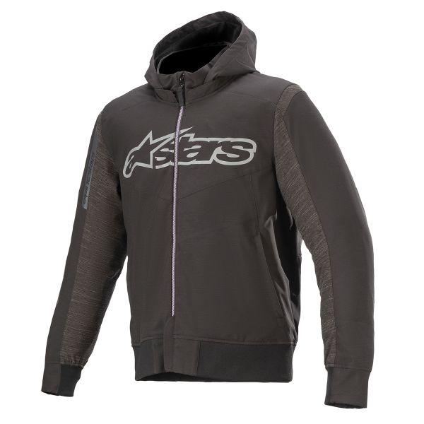 Cazadora moto Alpinestars Rhod Windstopper Hoodie Melange Black