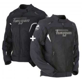 Cazadora moto Furygan Icare Black Cazadora moto Furygan Icare Black