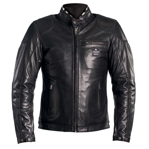 Cazadora moto Helstons Road Leather Black