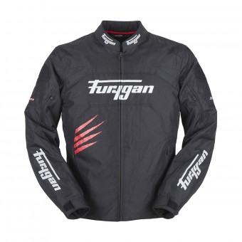 Cazadora moto Furygan Rock Negro Rojo