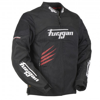 Cazadora moto Furygan Rock Vented Black Red