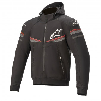 Cazadora moto Alpinestars Sektor V2 Tech Hoodie Black Bright Red