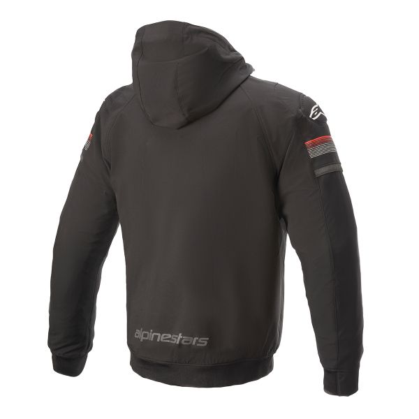 Alpinestars Sudadera Sektor V2 Tech Hoodie Negro Rojo Brillante