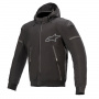 Cazadora moto Alpinestars Sudadera con capucha Sektor V2 Tech Negra