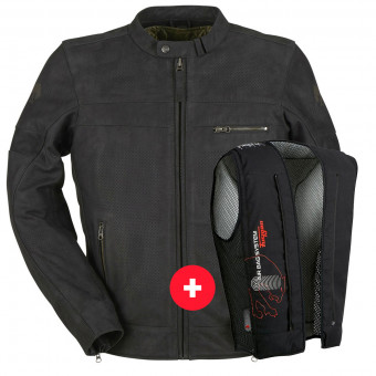 Cazadora moto Furygan Shepard Vented Black + Fury Air Bag System