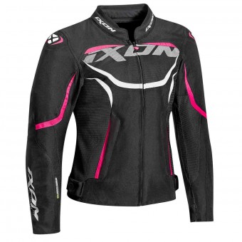 Cazadora moto Ixon Sprinter Air Lady Negro Fucsia