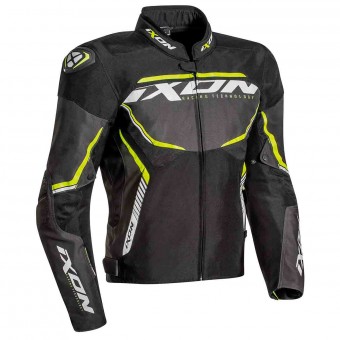 Cazadora moto Ixon Sprinter Sport Negro Gris Amarillo