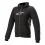 Cazadora moto Alpinestars Sudadera deportiva con capucha Stella Chrome Negra