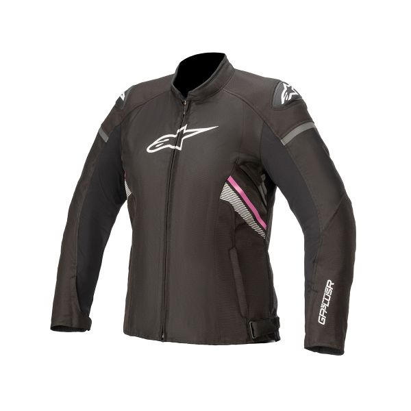 Cazadora moto Alpinestars Stella T-GP Plus R V3 Black White Fuchsia