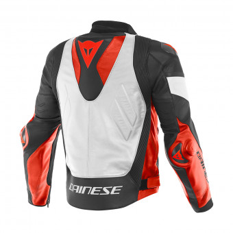 Dainese Super Race Perf white Fluo Red Matt Black