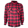 Cazadora moto HARISSON Sur Chemise Sweep Black Red