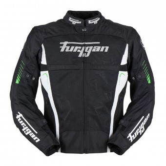 Cazadora moto Furygan Swirl Vented 3in1 Black White Green