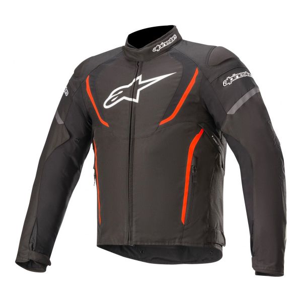 Cazadora moto Alpinestars T-Jaws V3 Waterproof Black Red Fluo