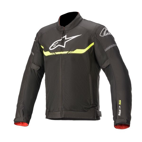 Cazadora moto Alpinestars T-SPS Air Black Yellow Fluo