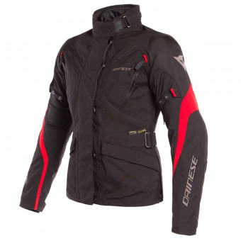 Cazadora moto Dainese Tempest 2 Lady D-Dry Black Tour Red