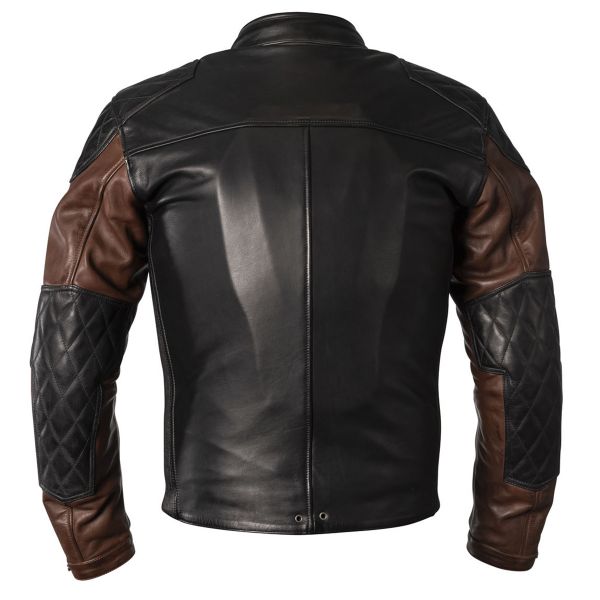 Helstons Tracker Leather Black Camel