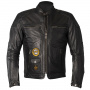 Cazadora moto Helstons Tracker Leather Black