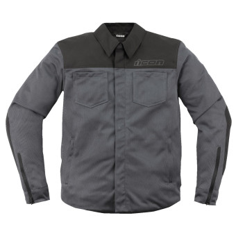 Cazadora moto ICON Upstate Mesh Grey Cazadora moto ICON Upstate Mesh Grey