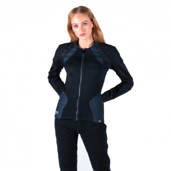 Cazadora moto Knox Urbane Pro Women Black Denim