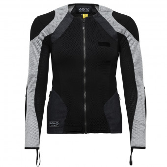 Cazadora moto Knox Urbane Pro Women Black Grey Denim