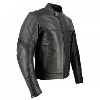Cazadora moto Soubirac Utah Negro