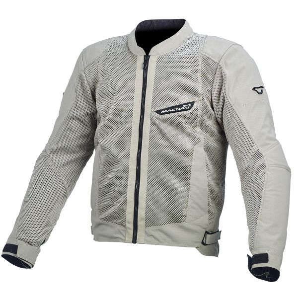 Cazadora moto Macna Velocity Mesh Light Grey
