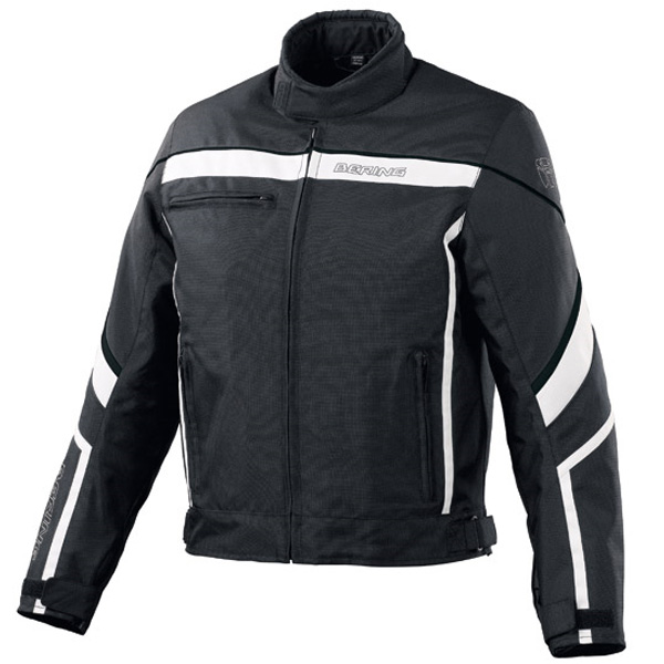 Cazadora moto Bering Sweek Kid Negro Blanco