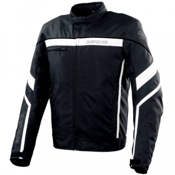 Cazadora moto Bering Sweek Negro Blanco