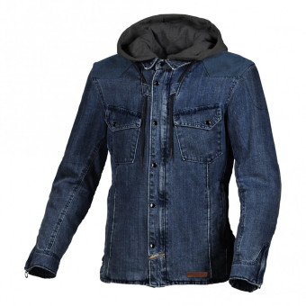Cazadora moto Macna Inland Blue Brown