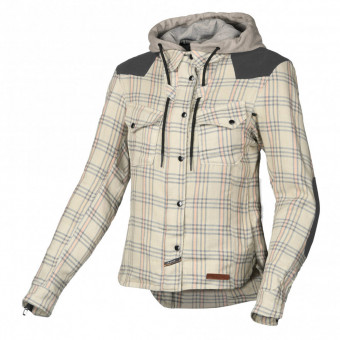 Cazadora moto Macna Inland Ladies Beige Pink