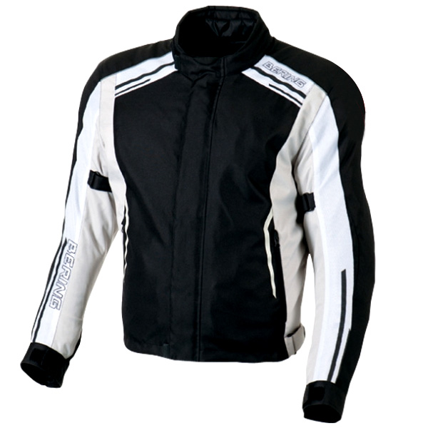 Cazadora moto Bering Viker Negro Blanco