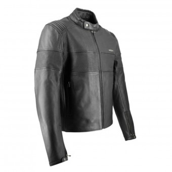 Cazadora moto Soubirac Vigo perfore Negro