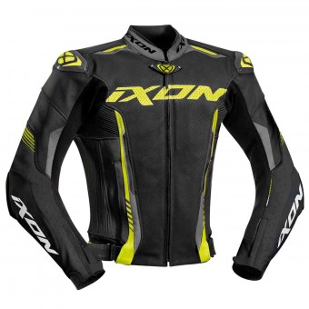 Ixon Vortex 2 Jacket Black Grey Yellow + Vortex 2 Pant Black Grey Yellow