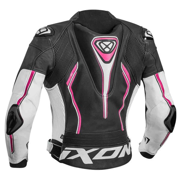 Ixon Vortex Lady Jacket Negro Blanco Fucsia