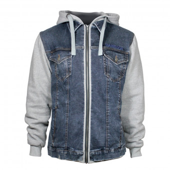 Cazadora moto HARISSON West Side Blue Grey