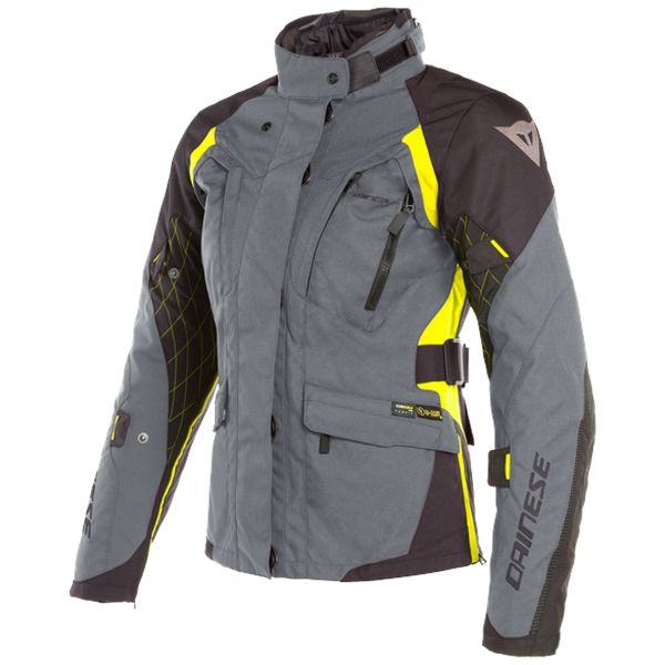 Chaquetas moto Dainese X-Tourer Lady D-Dry Ebony Black Fluo Yellow