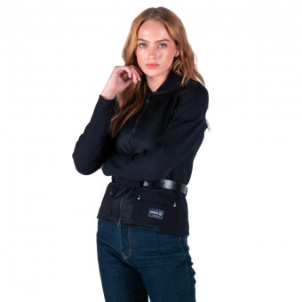 Cazadora moto Knox Zephyr Pro Women Black