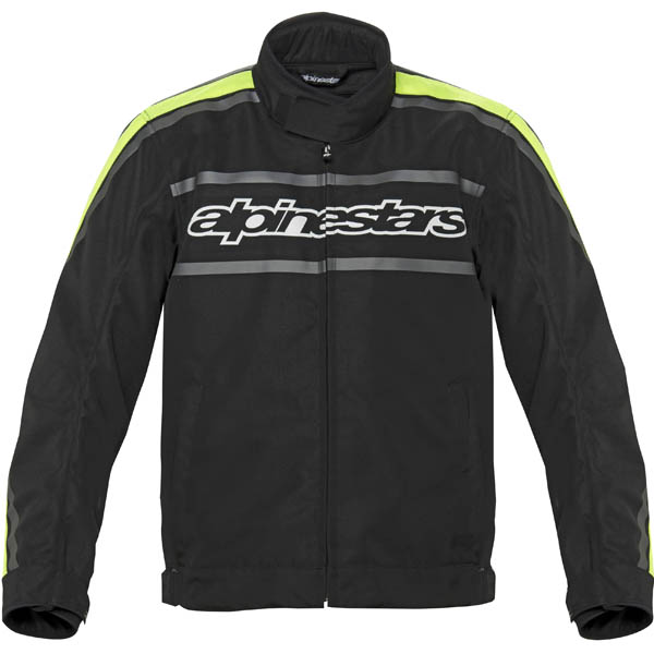 Cazadora moto Alpinestars T-Gasoline Waterproof Negro Amarillo Fluo