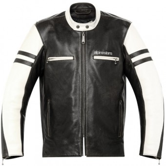 Cazadora moto Alpinestars Eliminator Negro Crema