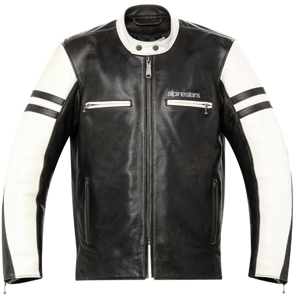 Cazadora moto Alpinestars Eliminator Negro Crema