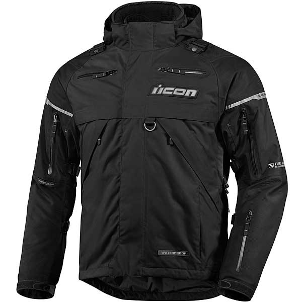 Chaquetas moto ICON Patrol Black