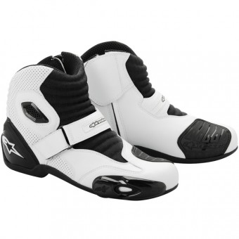 Botas Moto  Alpinestars S-MX 1 Blanco Negro
