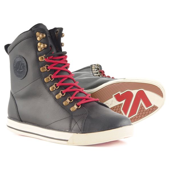 Deportivas Moto V'Quattro Alpina 2 Black Leather