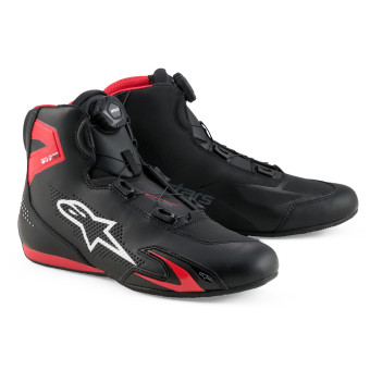 Deportivas Moto Alpinestars Celer Vented Shoes Black Bright Red