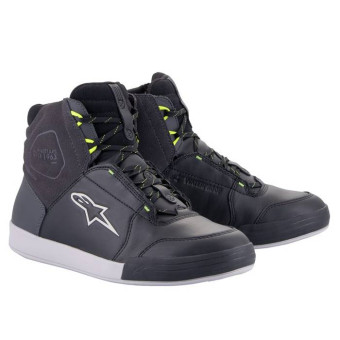 Deportivas Moto Alpinestars Chrome Drystar Black Dark Grey Yellow Fluo Deportivas Moto Alpinestars Chrome Drystar Black Dark Grey Yellow Fluo