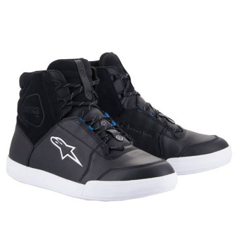 Deportivas Moto Alpinestars Cromo Drystar Negro Blanco Azul Deportivas Moto Alpinestars Cromo Drystar Negro Blanco Azul